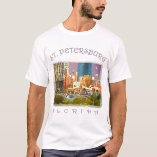 T-shirt St Petersburg la nuit