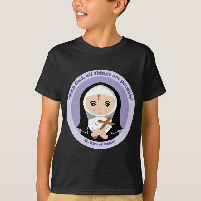 T-shirt St Rita de Cascia (Devant)