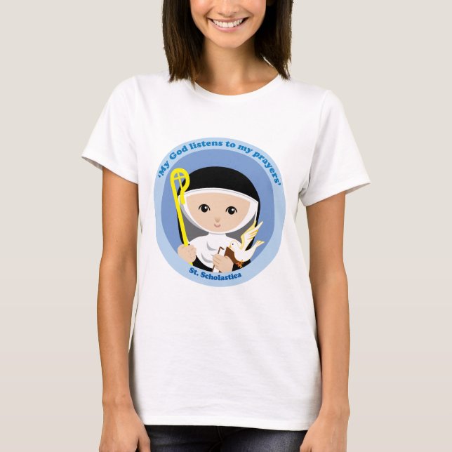 T-shirt St Scholastica (Devant)