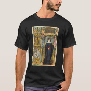 T-shirt St Scholastica bénédictin Saints catholiques bénéd