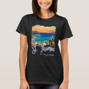 T-shirt St. Thomas Iles Vierges américaines Vacances St. T