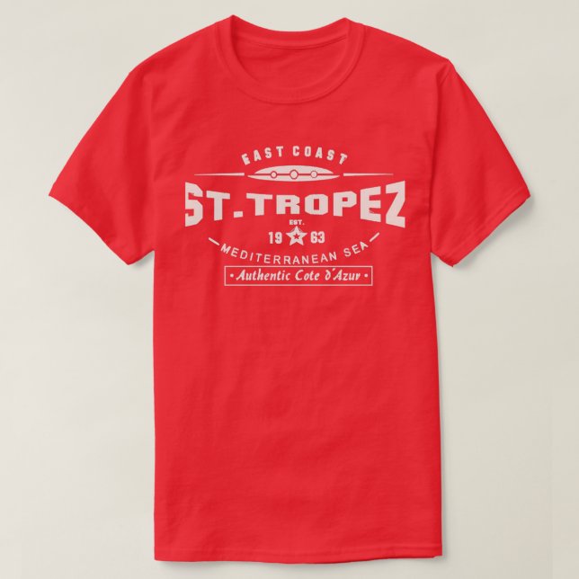 T-shirt St Tropez Authentic T (Design devant)