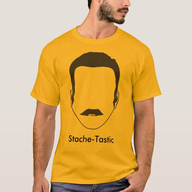 T-shirt Stache-Tastic (Devant)