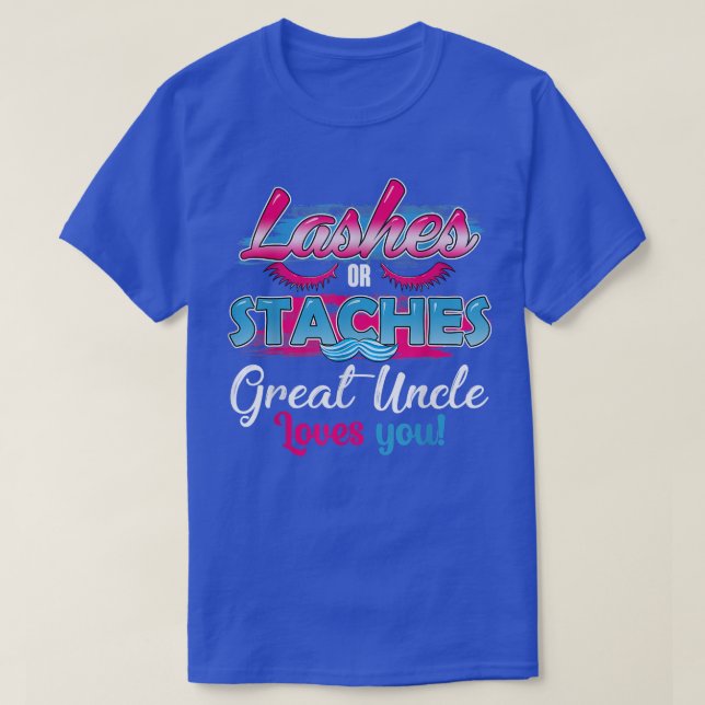 T-shirt Staches ou coups de fouet Grand oncle vous aime me (Design devant)