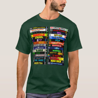 T-shirt Stack VHS de science-fiction
