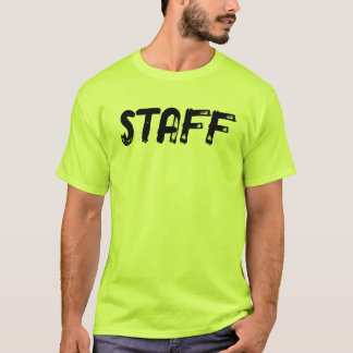 T-shirt STAFF (front AND back)
