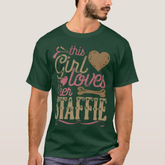 T-shirt Staffie Staffordshireerrier Chien Cadeau Chiens Ch