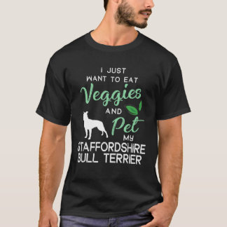 T-shirt Staffordshire Bull Terrier Chien Cigar Lover Birth