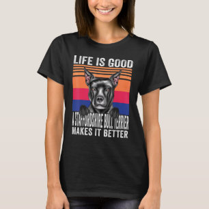 T-shirt Staffordshire Bull Terriers Rend Votre Vie Bonne V