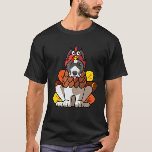T-shirt Stafforshire Bull Terrier Chien salue heureux Than