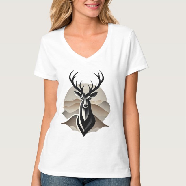T-shirt Stag Majestic - Esprit sauvage (Devant)