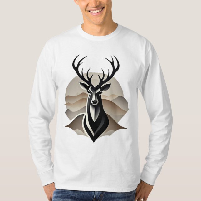 T-shirt Stag Majestic - Esprit sauvage (Devant)