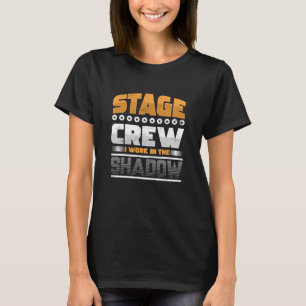 T-shirt Stage Crew Light Engineer Backstage Concert Gift