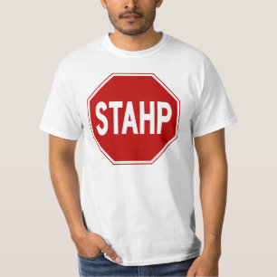 T-shirt STAHP !  Signe