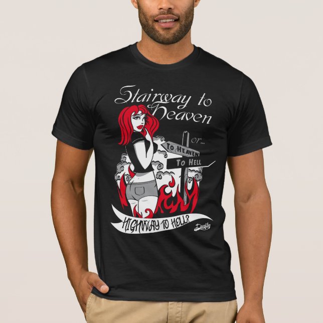 T-shirt staIrway to hell (Devant)