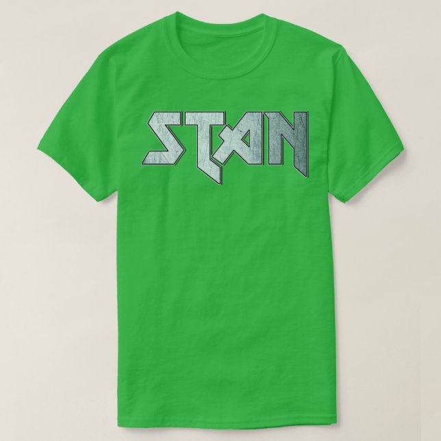T-shirt Stan métallique lourd (Design devant)