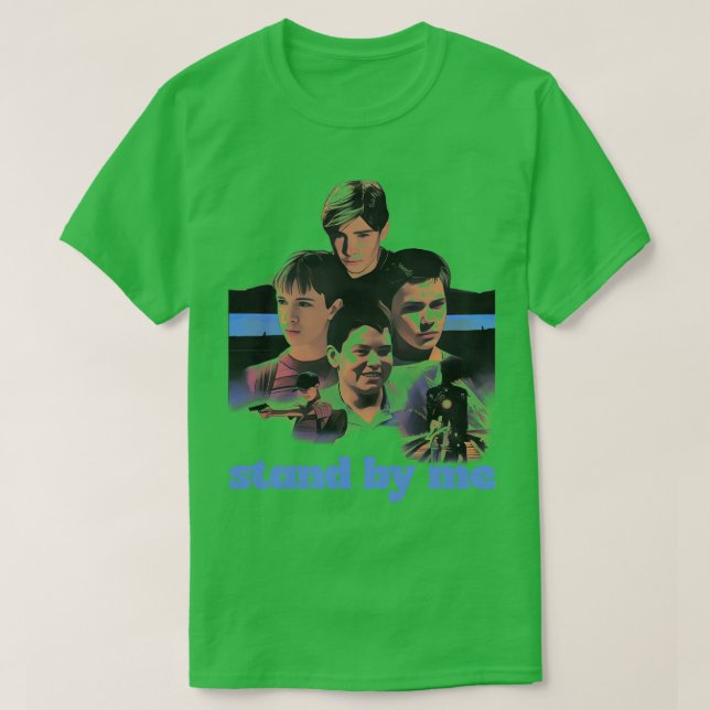 T-shirt Stand By Me Retro Classic 80s Film (Design devant)