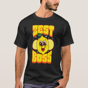 T-shirt Stand de citronnade Boss de jus de citron Zest Bos