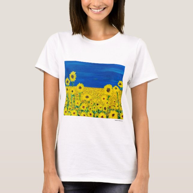 T - Shirt "Stand für Demokratie" (Vorderseite)