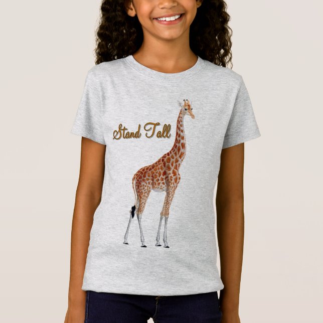 T-Shirt Stand Tall Giraffe (Devant)