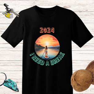 T-shirt Stand Up Paddleboard Surf dans le paradis