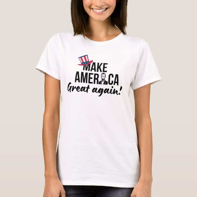T-shirt Stand with Trump: Gear Up for 2024! (Devant)