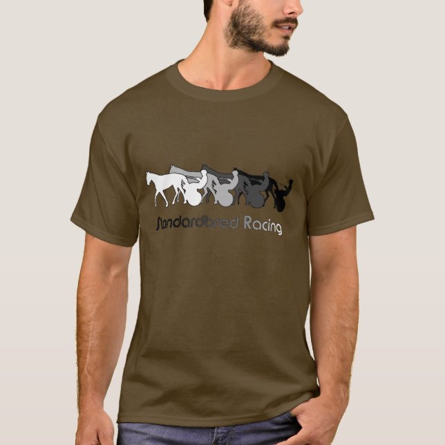 T-shirt Standardbred emballant la silhouette (Devant)