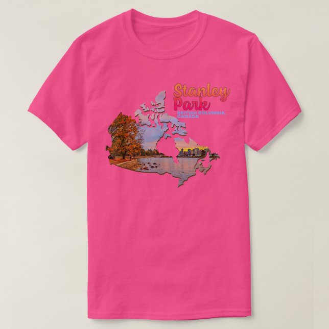 T-shirt Stanley Park Vancouver Colombie-Britannique Canada (Design devant)