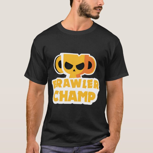 T-shirt Star Gamer Gaming Stars Brawler Beawl (Devant)