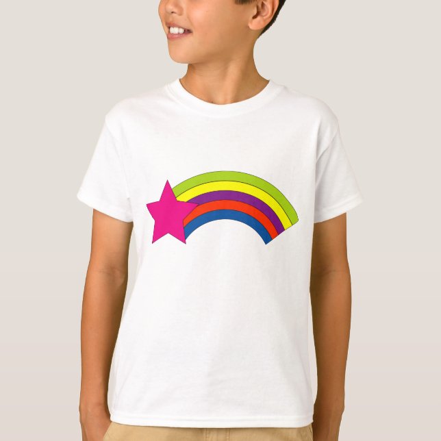 T-shirt Star Rainbow Kids (Devant)