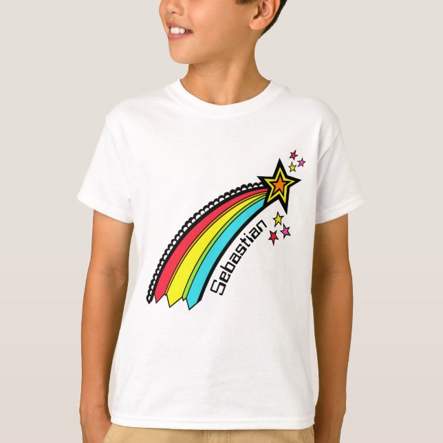 T-shirt Star Space de tir personnalisé (Devant)
