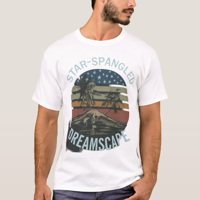T-shirt Star-Spangled Dreamscape 🌹 🌹 (Devant)