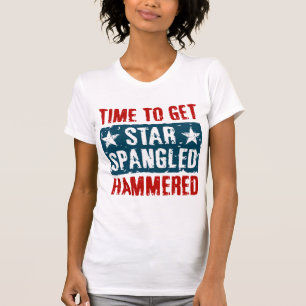 T-shirt Star Spangled Hammered