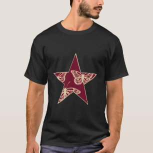 T-shirt Star Stencil Graffiti Art Egirl Goth Emo Grunge Bu