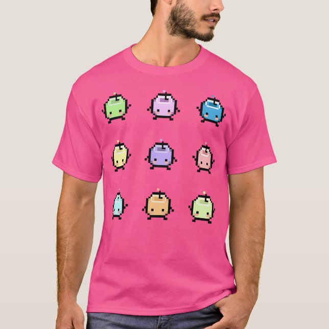 T-shirt Stardew Valley Pastel Junimos (Devant)