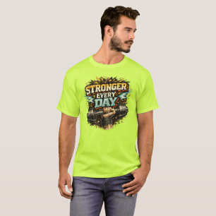 T-Shirt 'Stärker jeden Tag'