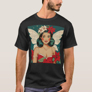 T-shirt Starlet Retro les années 50 Tropical Christmas Pin