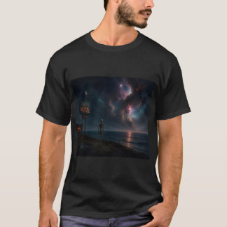 T-shirt Starlite Motel au bord de l'éternité – Cosmique