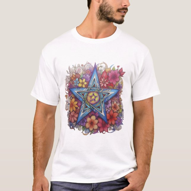 T-shirt Starry Floral Radiance (Devant)