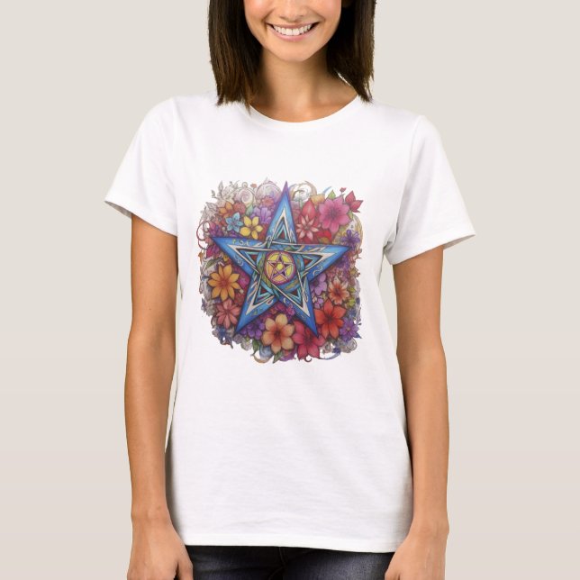 T-shirt Starry Floral Radiance (Devant)