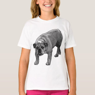 T-shirt Starry Night Bulldog Tee