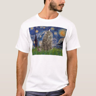 T-shirt Starry Night - Norvégien de la forêt