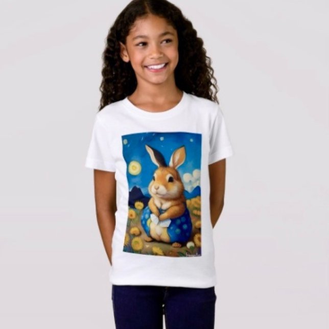 T-Shirt Starry Spring Bunny Kids (Créateur téléchargé)