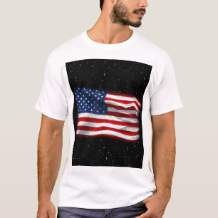 T-shirt Stars and Stripes Drapeau USA Patriotique Américai