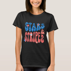 T-shirt Stars and Stripes Jour de l'Indépendance Patriotiq