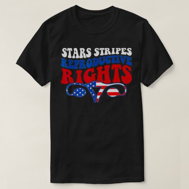 T-shirt Stars Stripes Droits de reproduction Drapeau améri (Design devant)