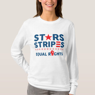 T-shirt Stars Stripes Et Égalité Des Droits 4 juillet Femm