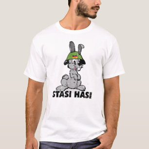T-shirt Stasi Hasi Ostalgie Allemagne