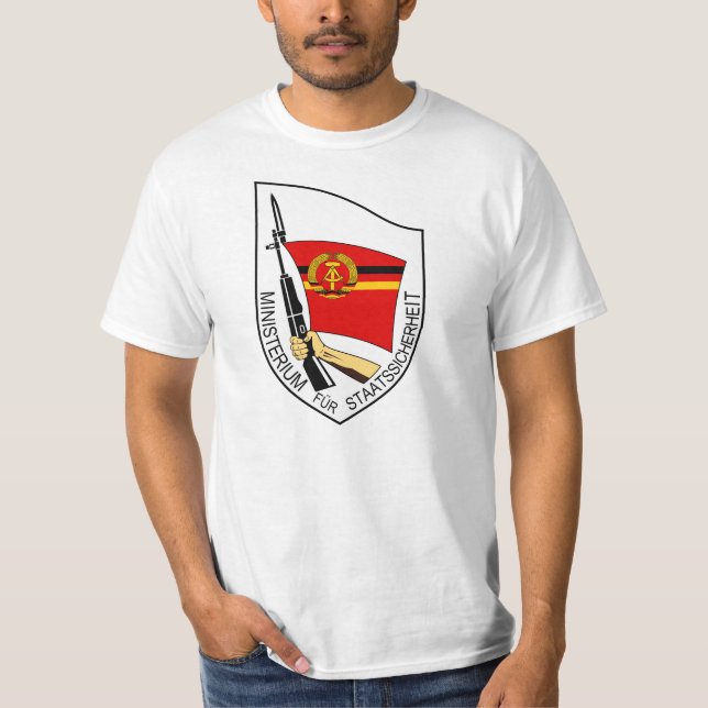 T-shirt Stasi, Ministère de la sécurité de l'État, Allemag (Devant)