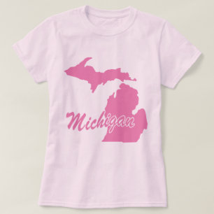 T-shirt State Of Michigan Shape